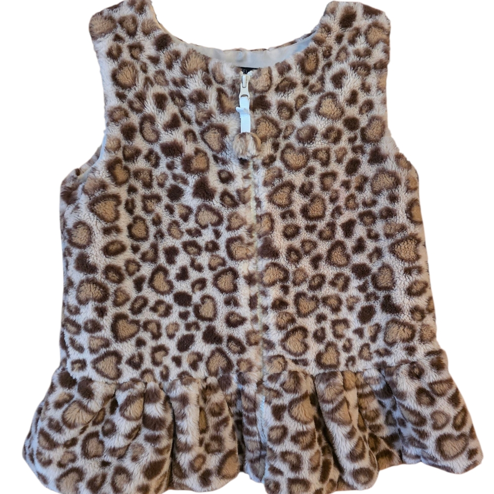Rachel Zoe Kids Leopard Pattern Vest